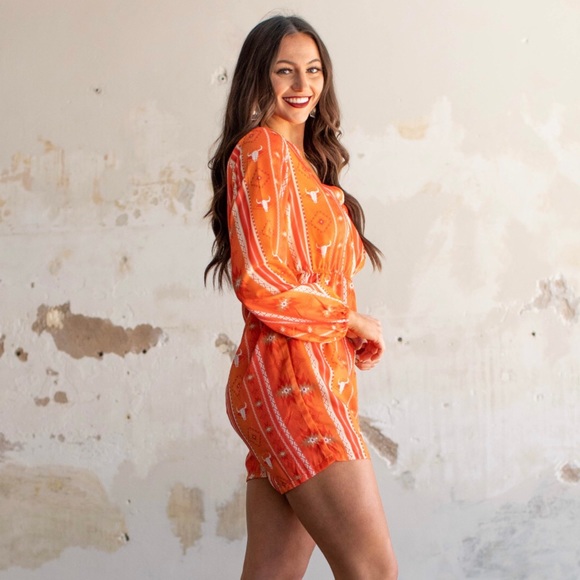 •L&B Tallahassee Romper• Western Elements Print• - Picture 5 of 6